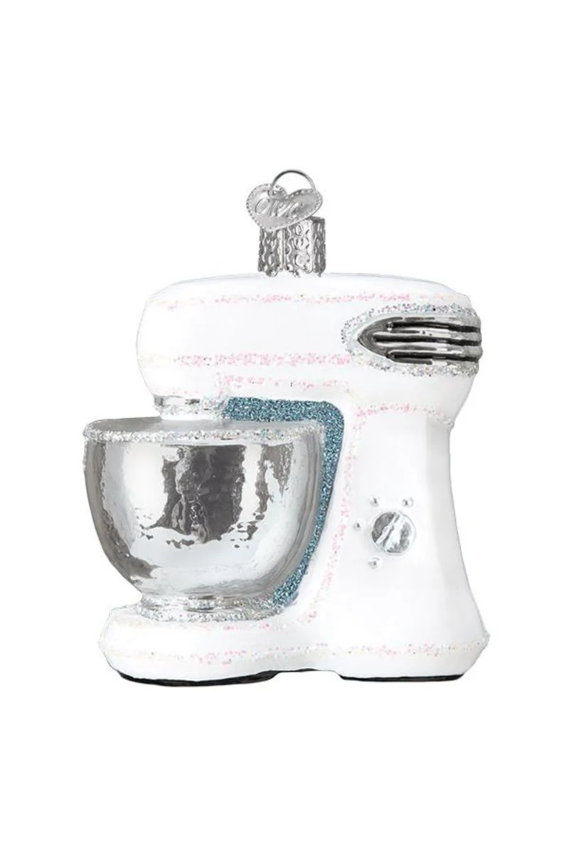 White Mixer Ornament - Image 2