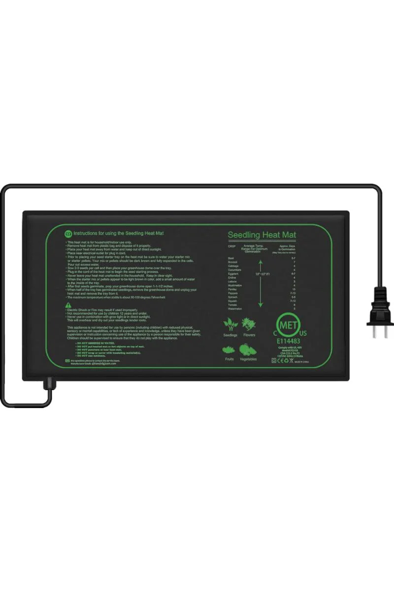 PlantBest Propagation Seedling Heat Mat 10 in x 20 in - Image 2