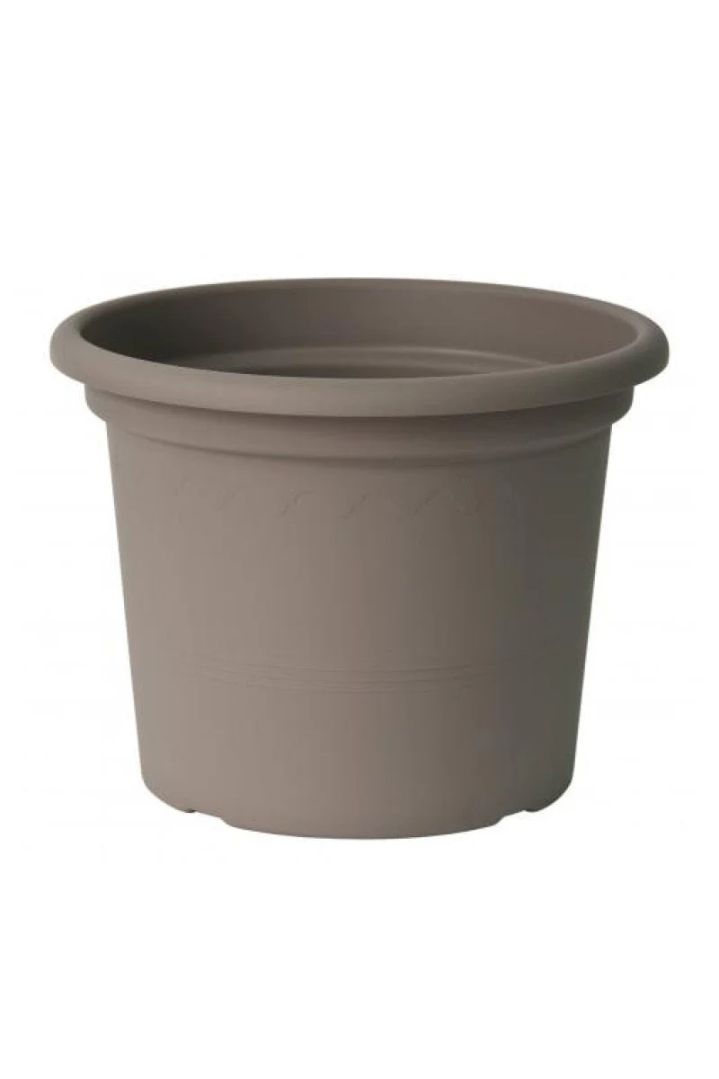 Geo Planter 11.75" Taupe