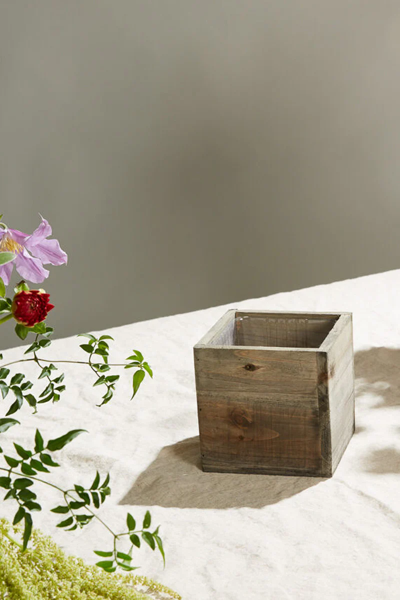 Woodland Planter 5"x 5" Natural