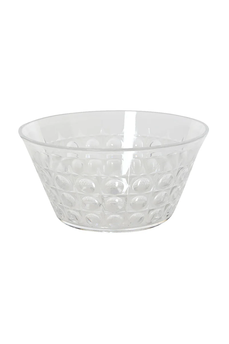 Plastic Serving Bowl Clear
