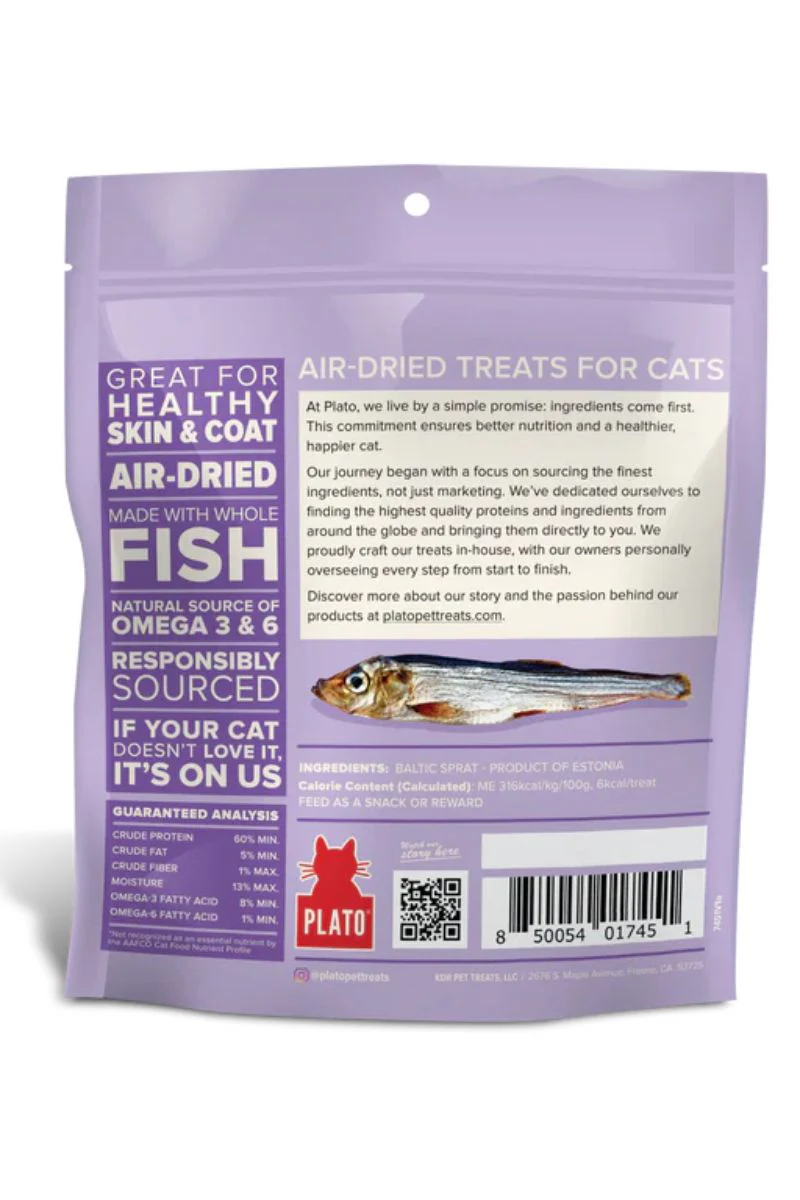 Plato Cat Air-Dried Baltic Sprat Treat 1.5 oz - Image 2