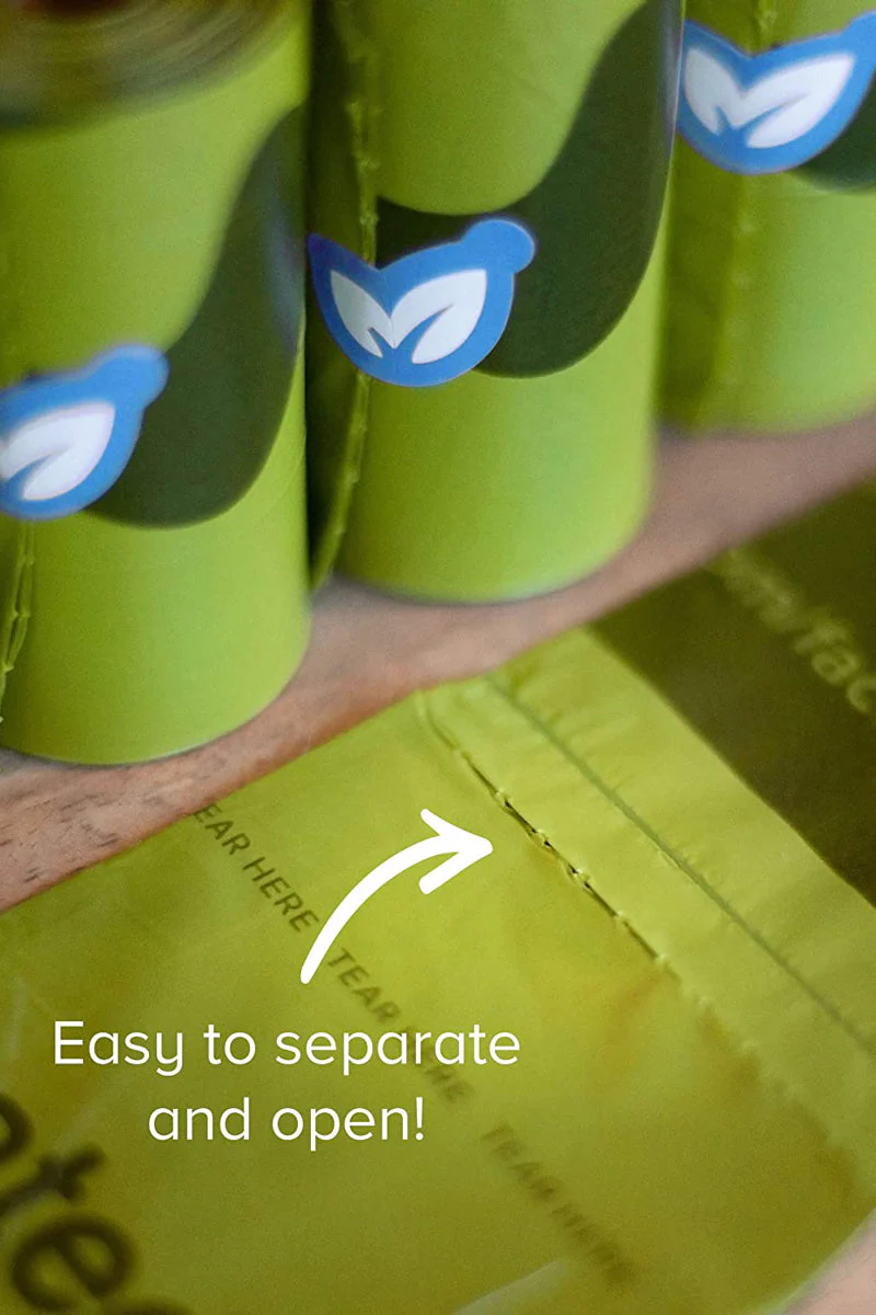 Earth Rated Dog Poop Bags Unscented 8 Rolls 120 Count - Image 4