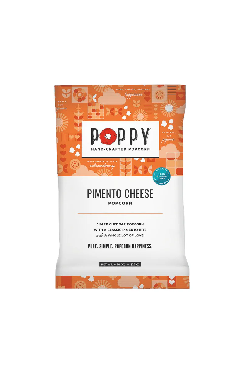 Poppy Hand-Crafted Popcorn Pimento Cheese Snack Bag - Image 2
