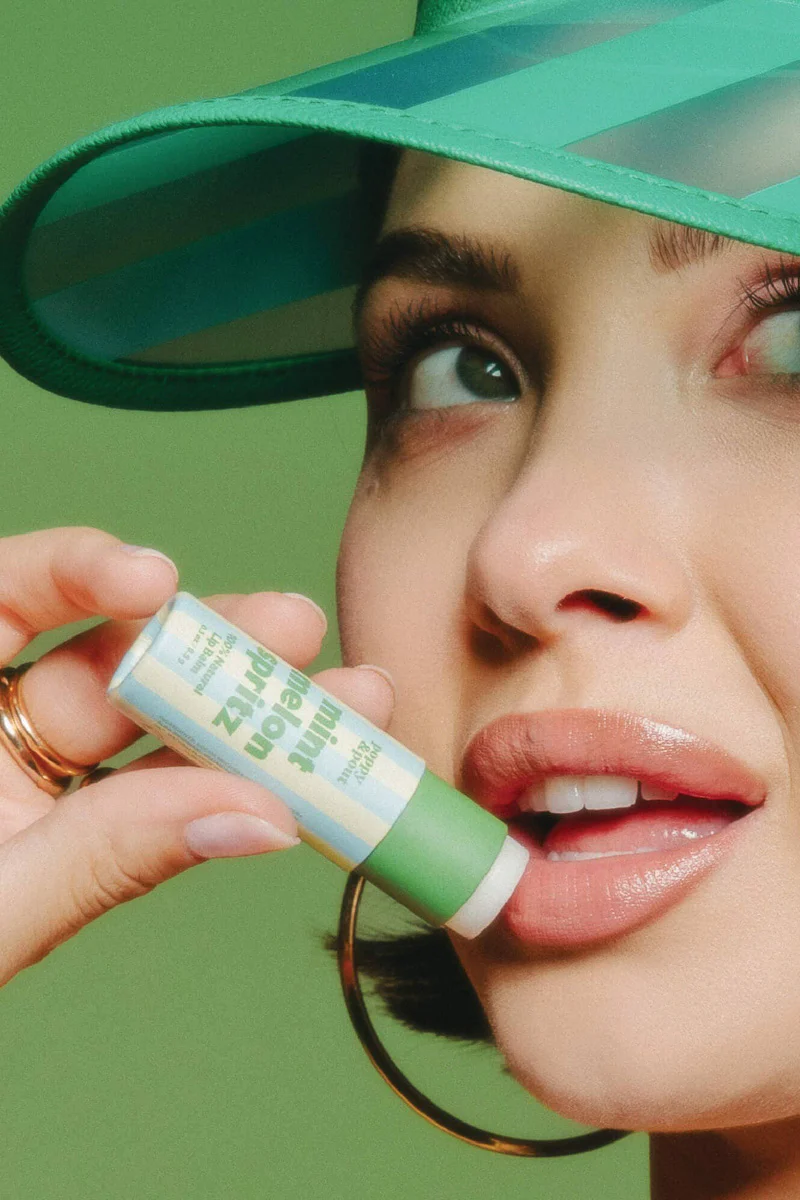 Poppy & Pout Retro Refreshers Lip Balm Mint Melon Spritz - Image 3