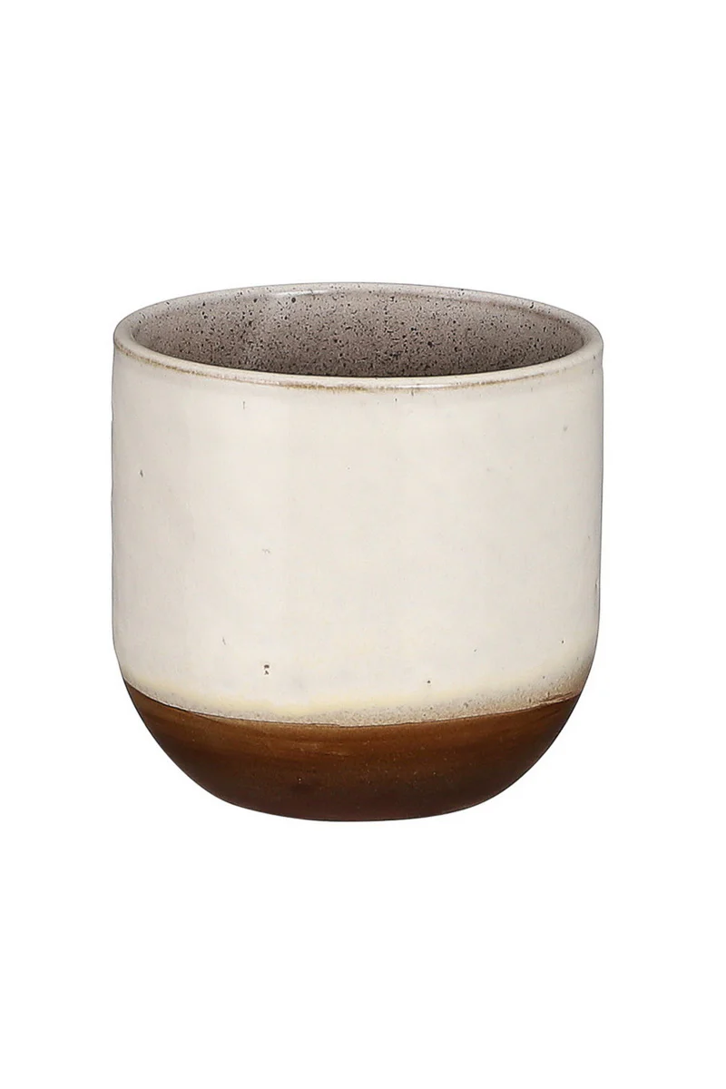 POT NORA RND PLNTR WH 5.5"