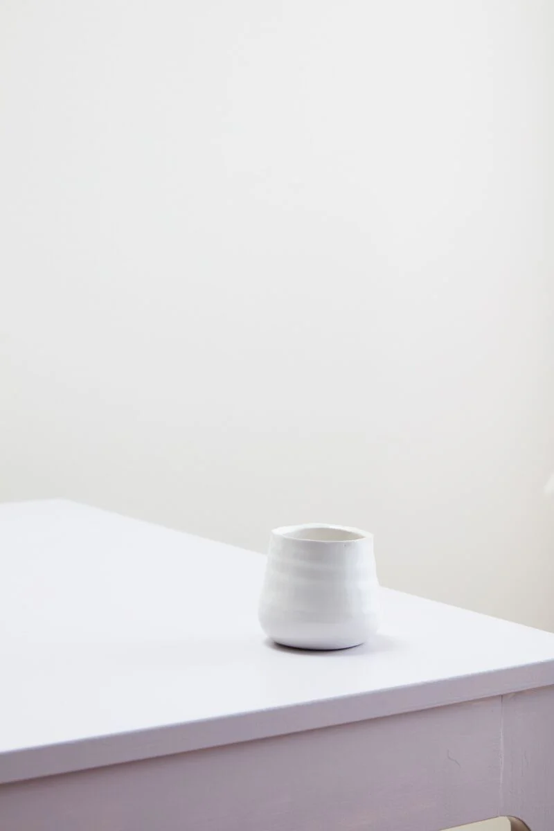 Tegan Planter 3.25" x 3" White