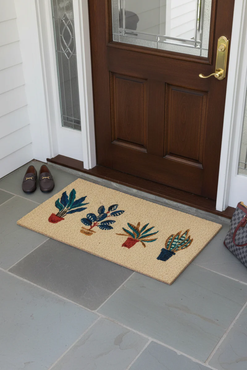 Potted Plants Coir Doormat