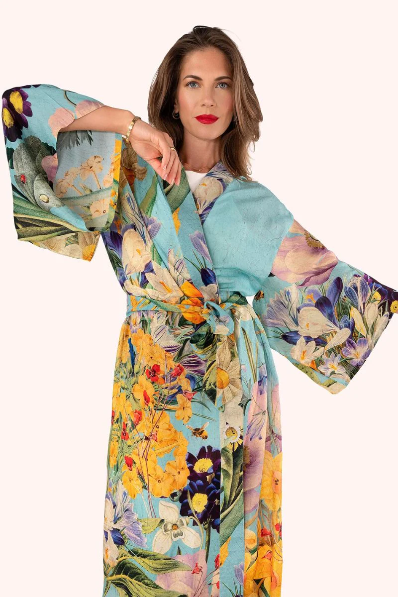 Powder Design Kimono Gown Spring Flora - Image 2