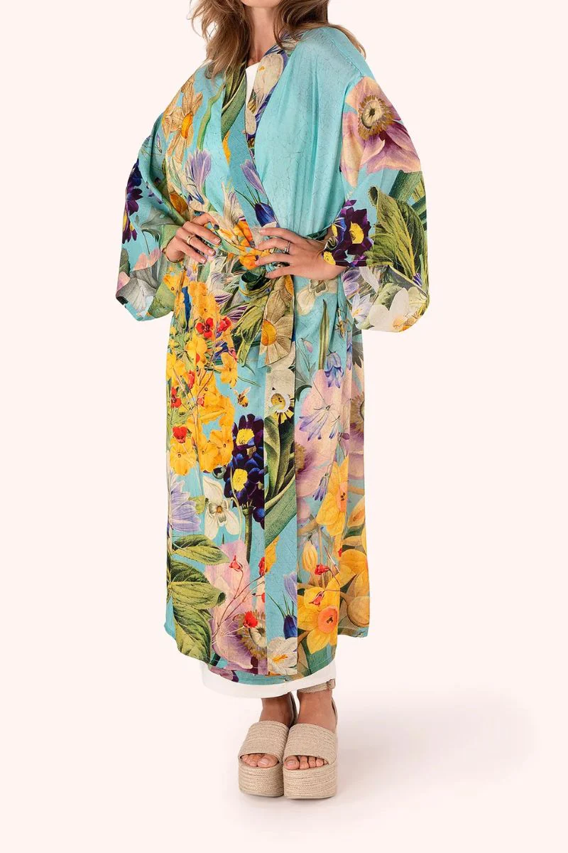 Powder Design Kimono Gown Spring Flora - Image 3