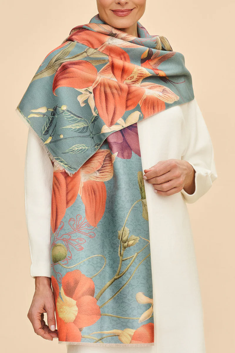 Powder Design Hummingbird Lux Scarf at Dusk
