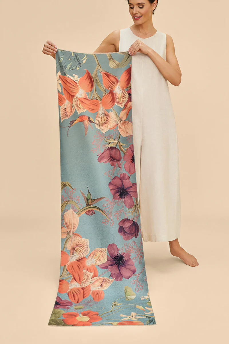 Powder Design Hummingbird Lux Scarf at Dusk - Image 2