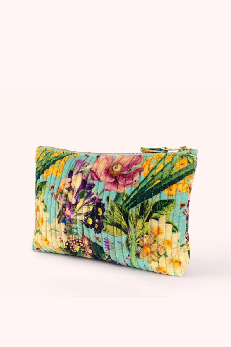 Powder Design Quilted Velvet Zip Pouch Spring - Image 2