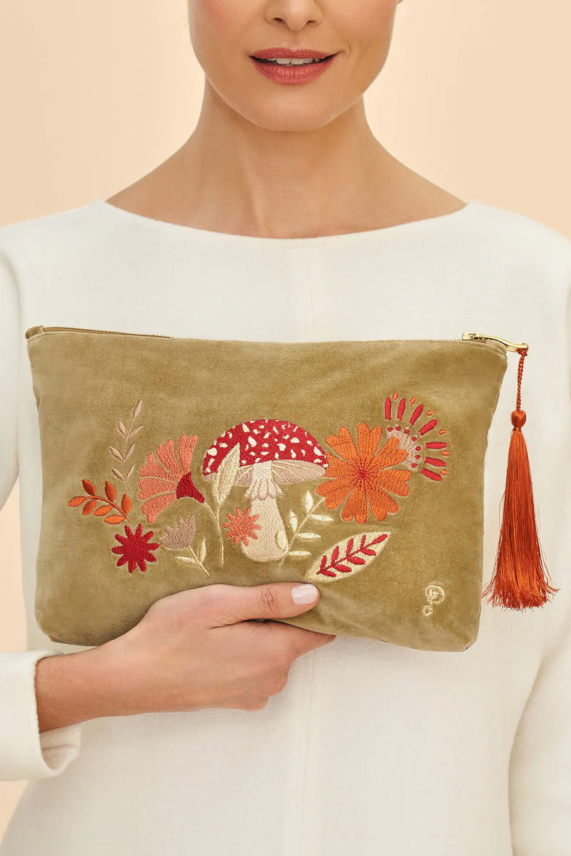 Powder Design Zip Pouch Tranquil Toadstool - Image 2