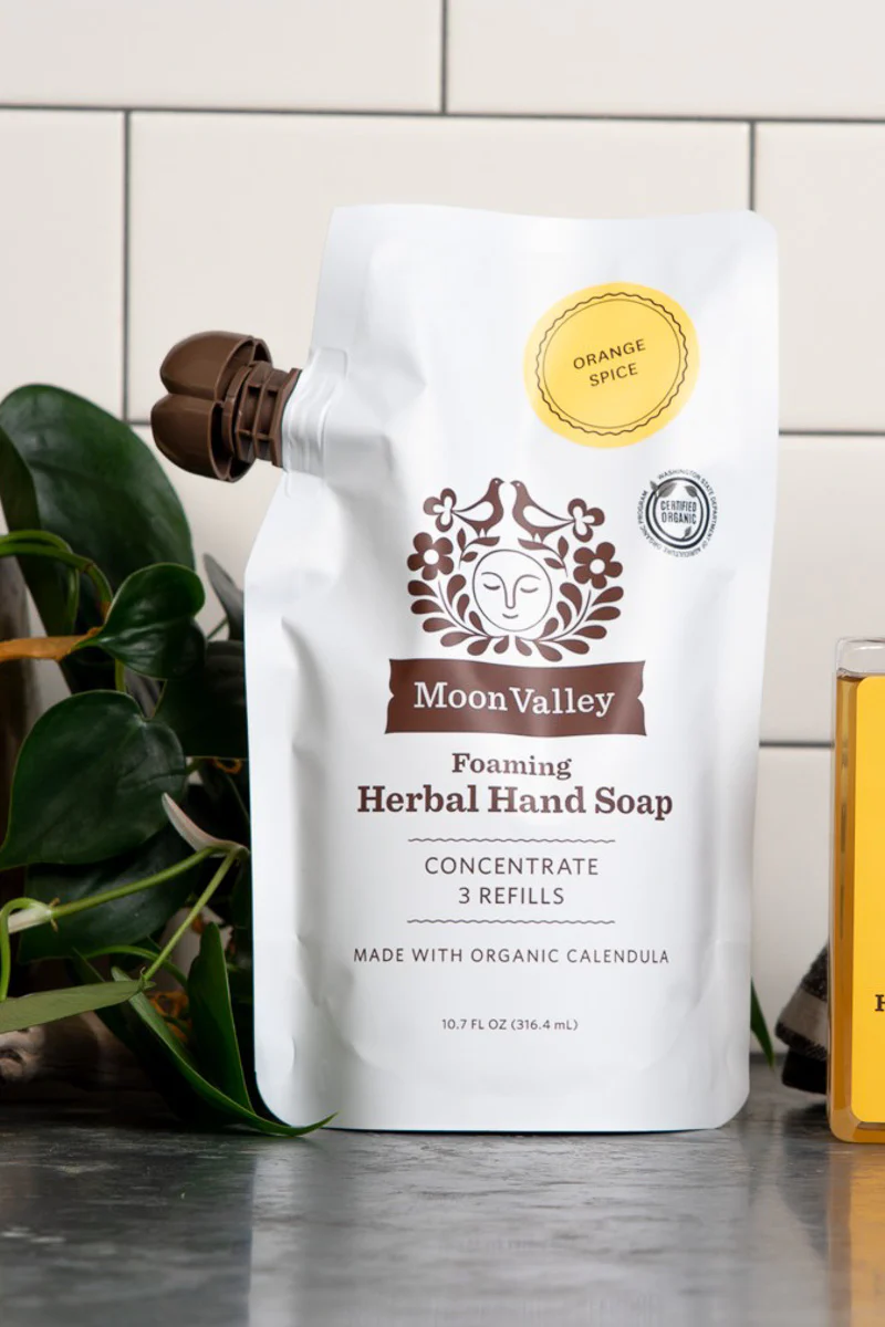 Moon Valley Organics Foaming Herbal Hand Soap Concentrate Orange Spice - Image 2
