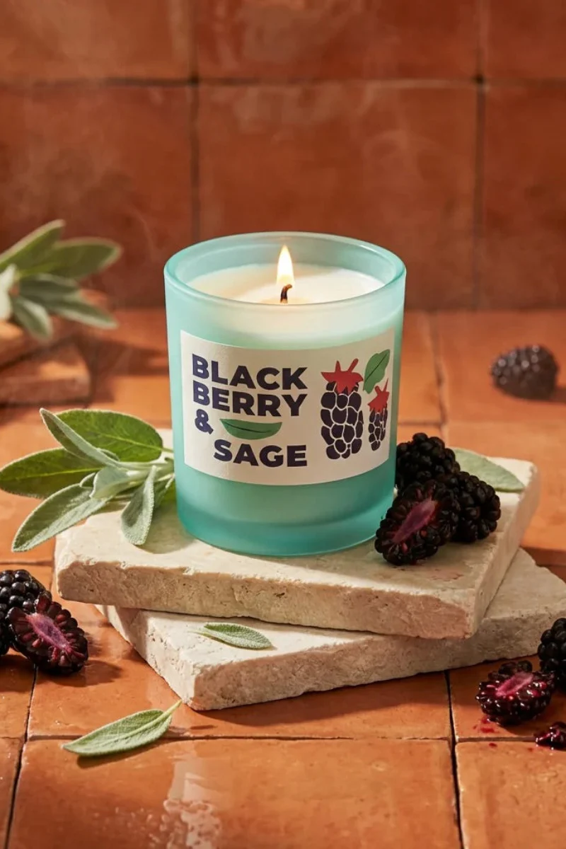 Rewined Blackberry & Sage Candle 10 oz