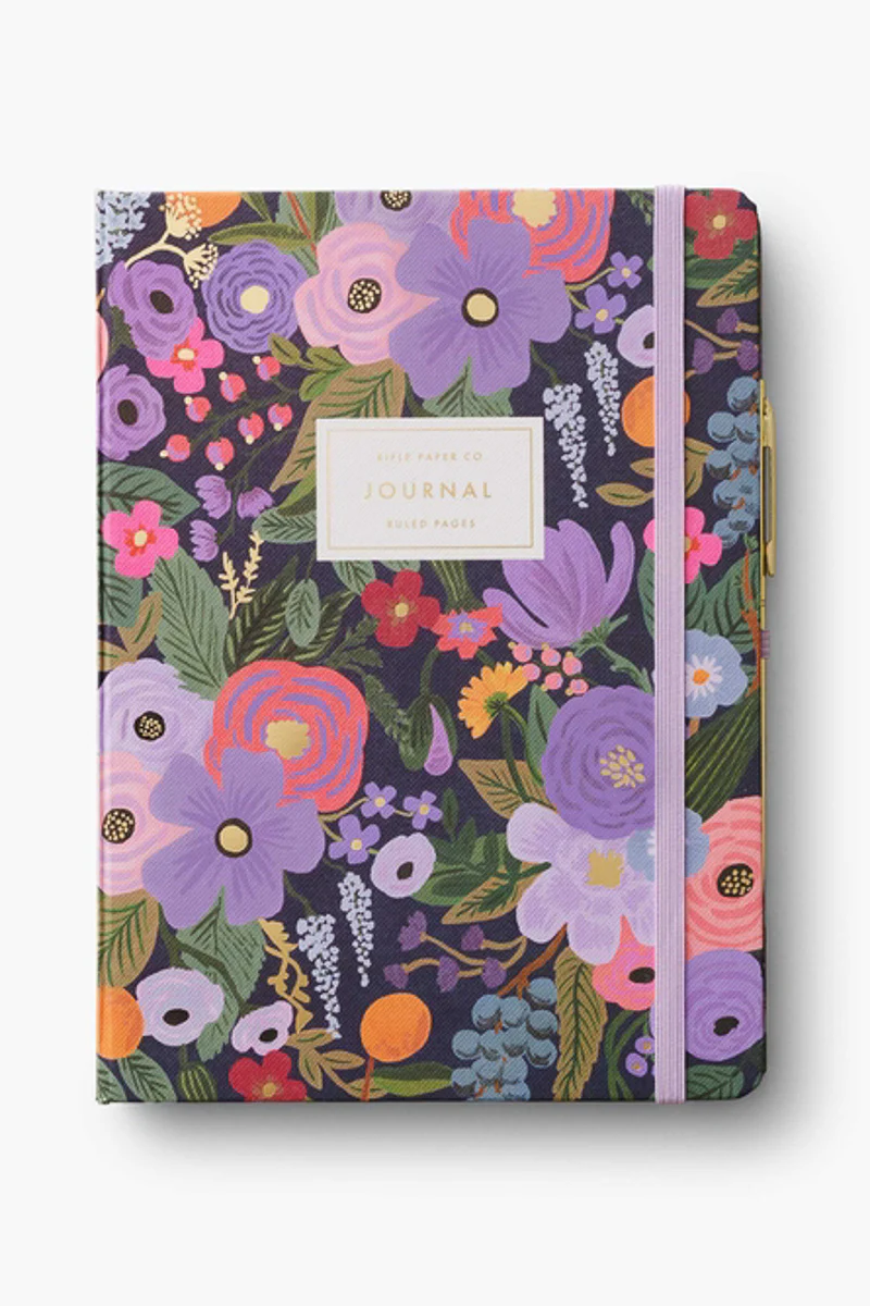 Rifle Paper Co. Garden Party Violet Journal With Pen - Image 2