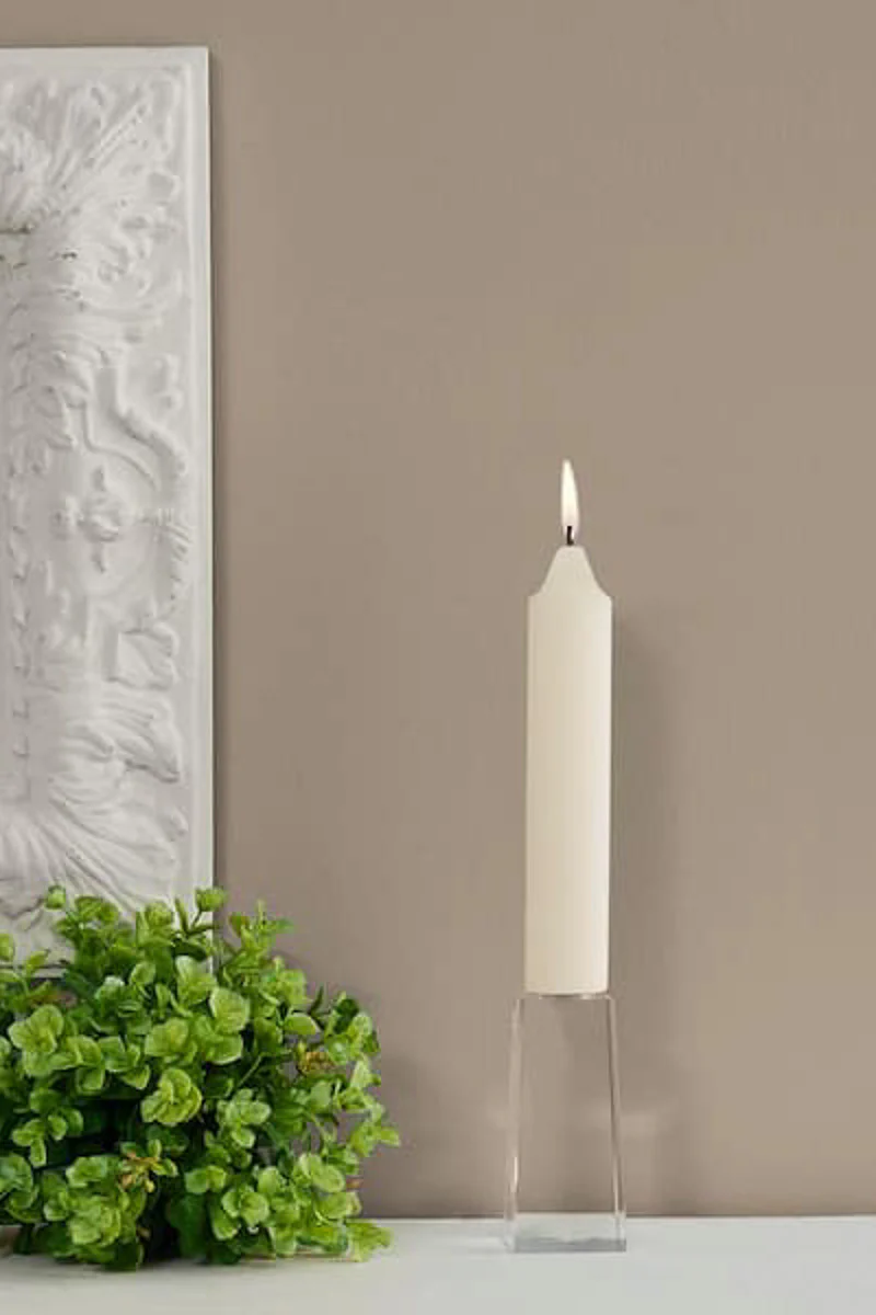 Root Candle Timberline Collenette Ivory 7"
