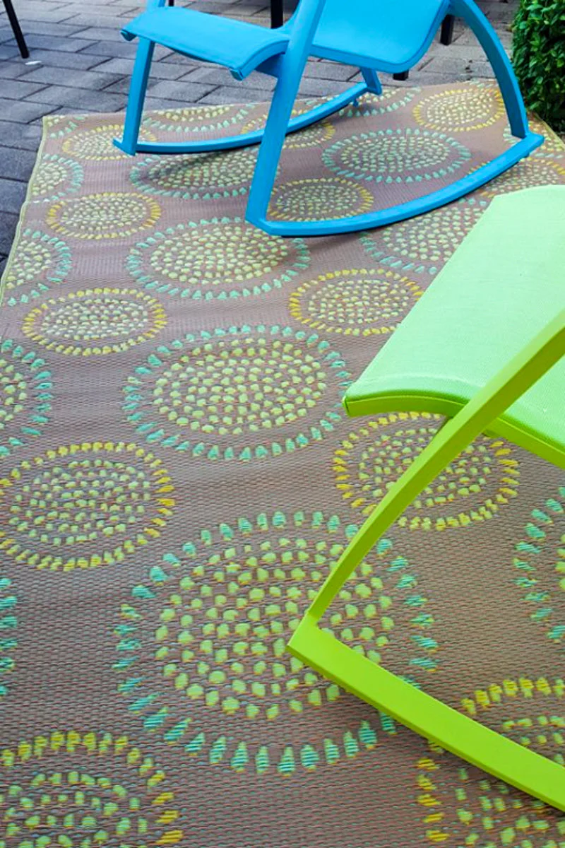 RUG 4' x 6' MOLLY GREY YELLOW