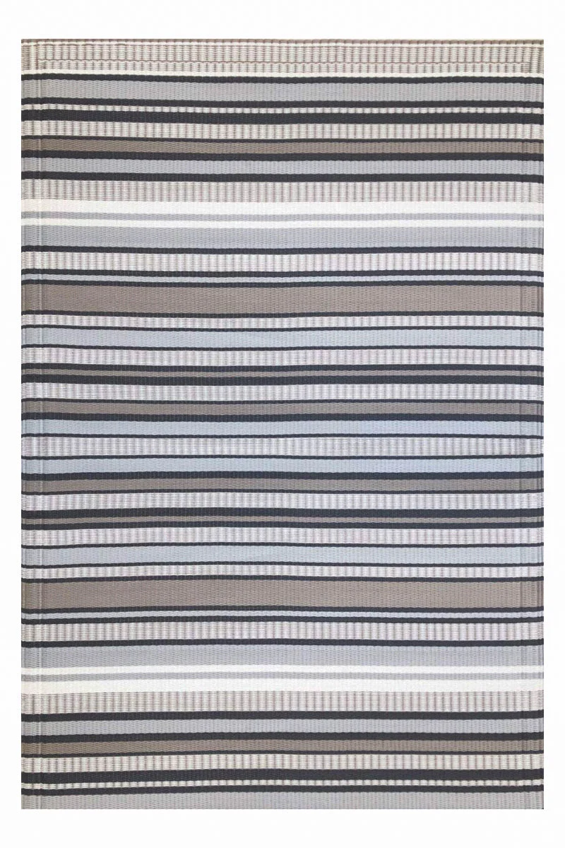 RUG, 4' x 6' STRIPES COOL GREY