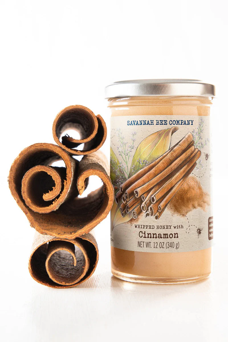 Savannah Bee Whipped Honey with Cinnamon 12 oz - Image 2