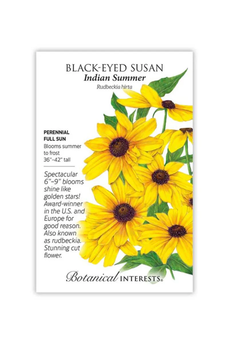 Botanical Interests Indian Summer Black Eyed Susan Seeds