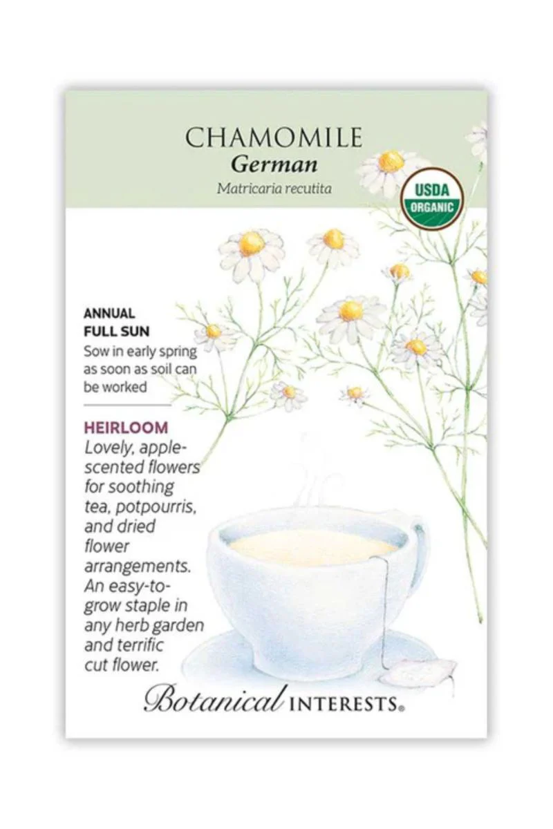 Botanical Interests German Chamomile Organic Seeds