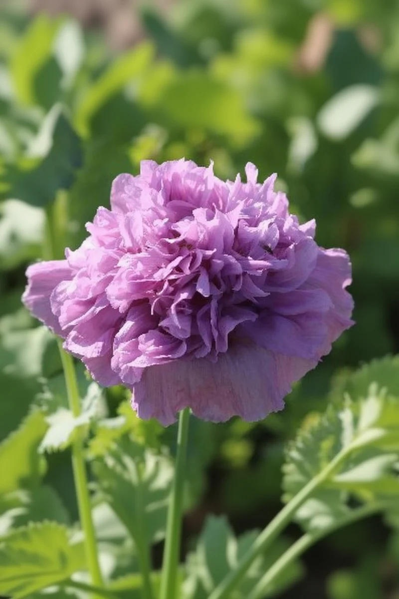 Seed Savers Lavender Organic Double Poppy