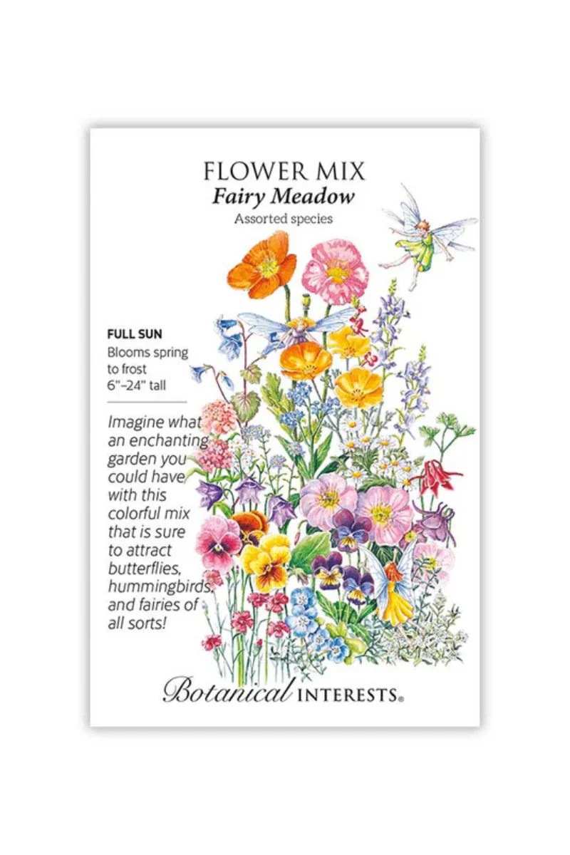 Botanical Interests Fairy Meadow Flower Mix Seeds