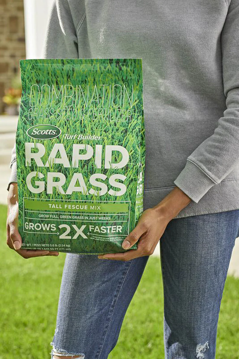 Scotts Rapid Grass Seed Tall Fescue Mix 5.6 lb - Image 2