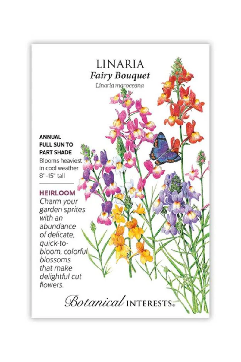 Botanical Interests Fairy Bouquet Linaria Seeds