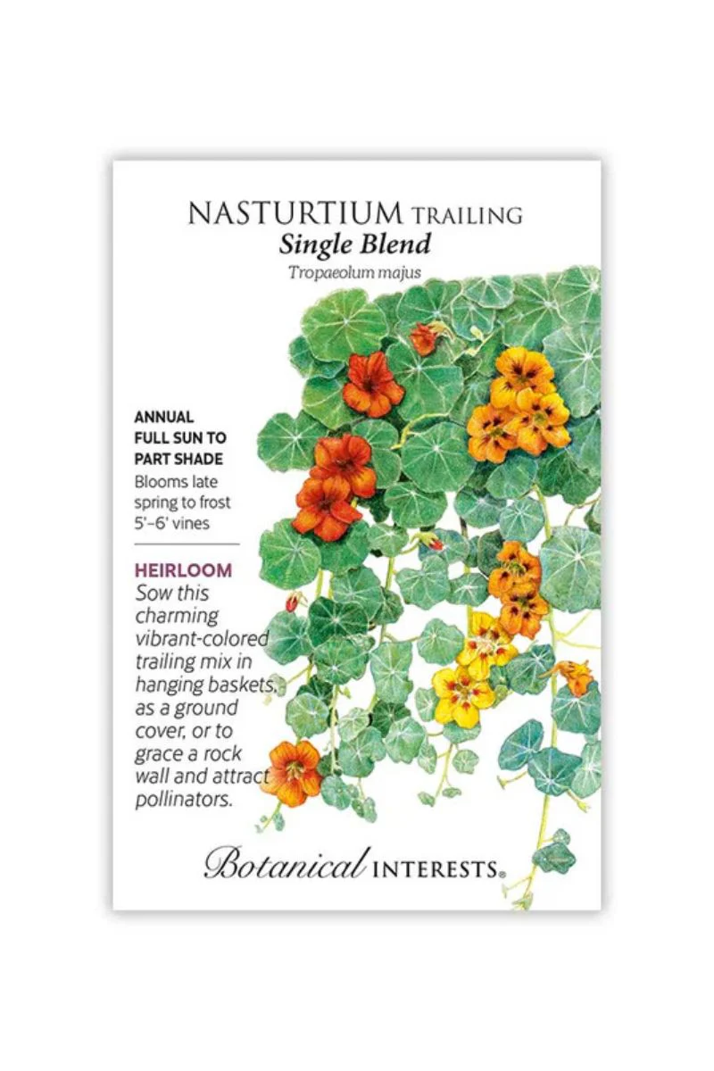 Botanical Interests Single Blend Nasturtium Seeds