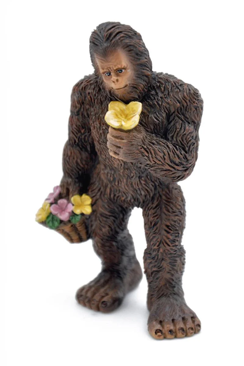 Miniature Garden Sensitive Bigfoot With Flowers