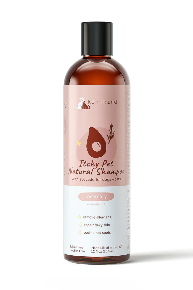 kin+kind Itchy Pet Natural Shampoo Rosemary 12 oz