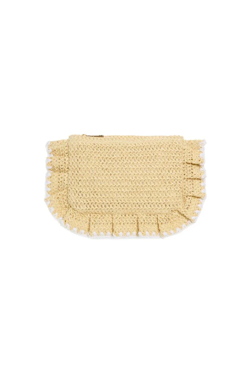 Shiraleah Arabella Zip Pouch Natural - Image 3