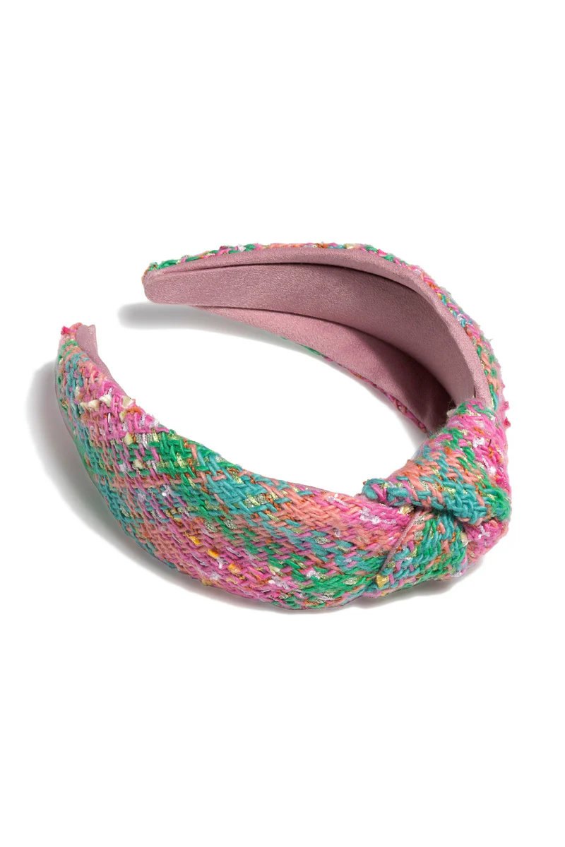 Shiraleah Boucle Knotted Headband Pink - Image 2