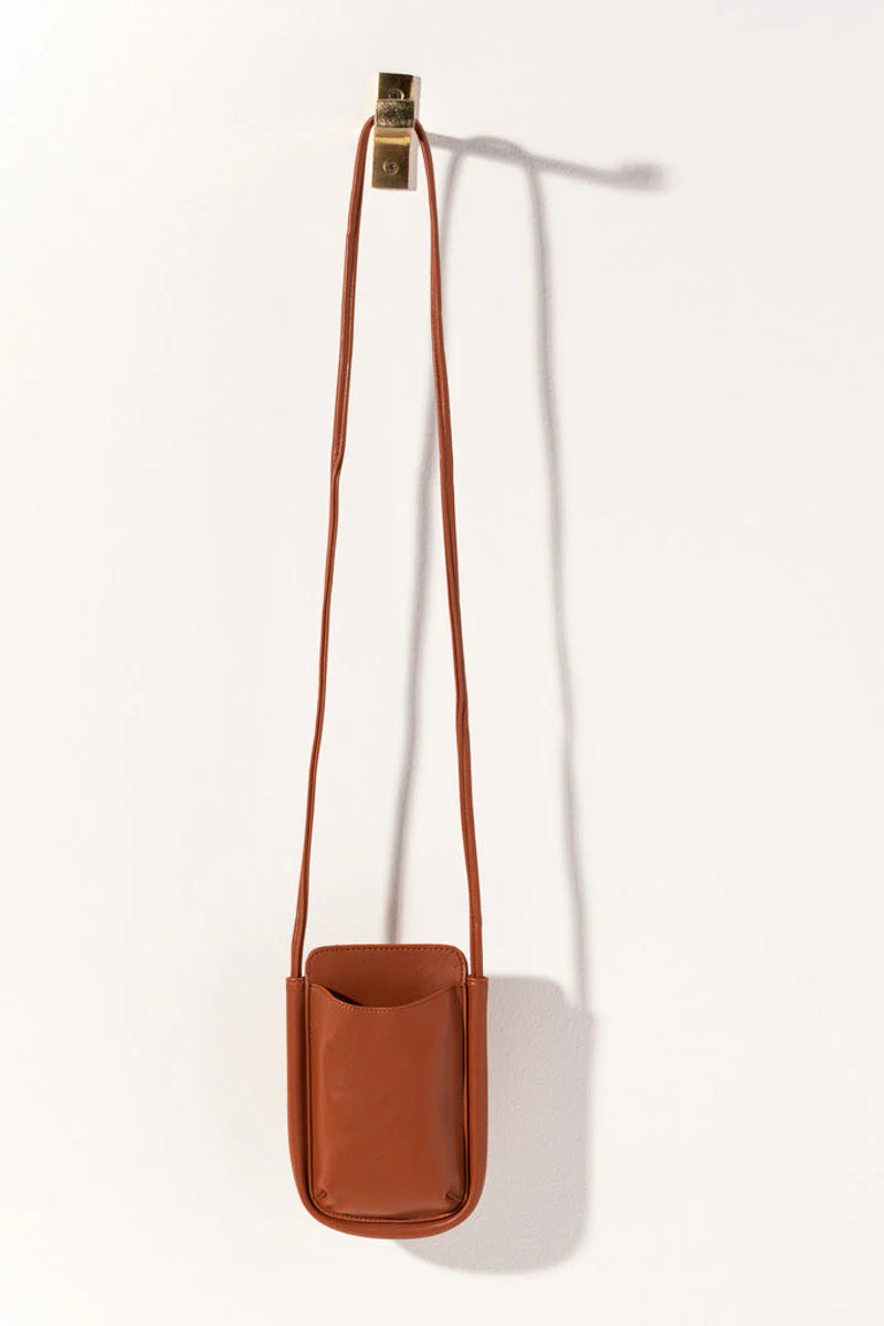 Shiraleah Charlotte Phone Cross Body Purse Saddle - Image 2