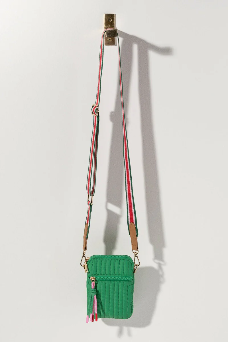 Shiraleah Ezra Phone Holder Bag Green - Image 2