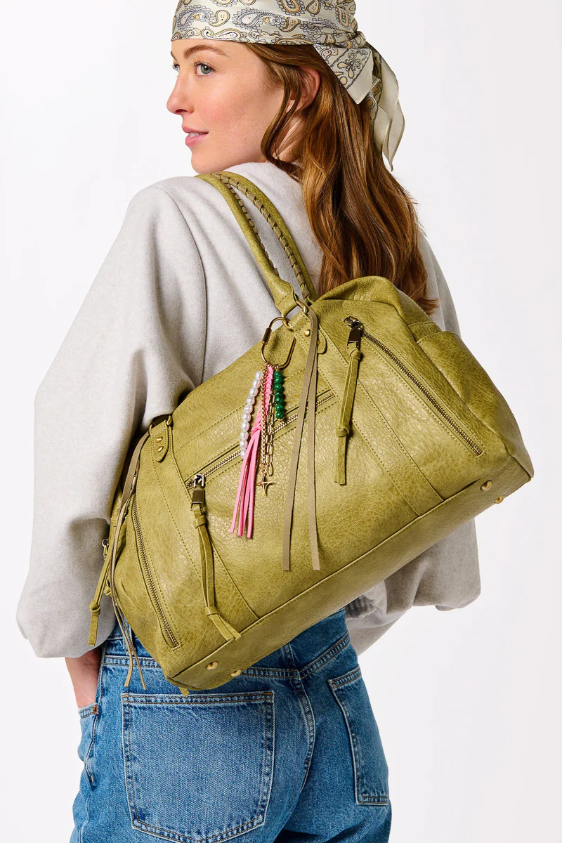 Shiraleah Jessie Bowling Bag Olive - Image 2