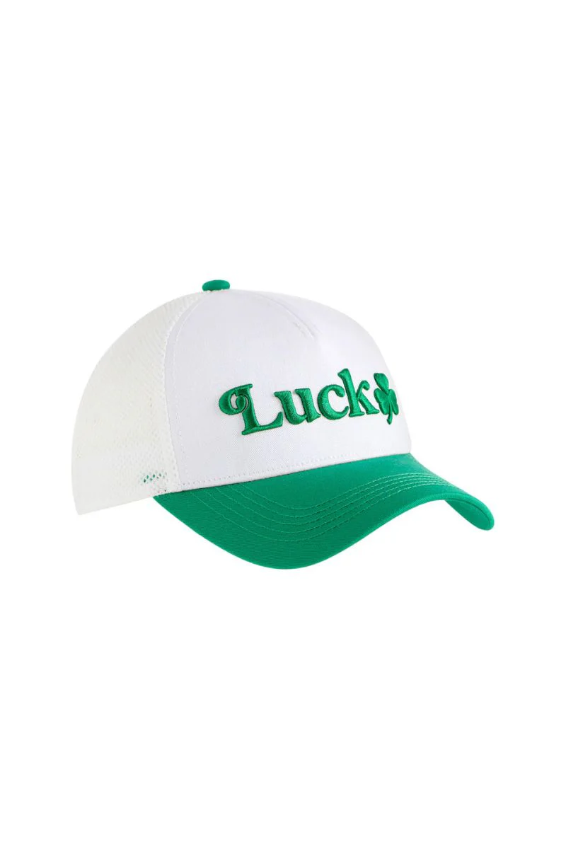 Shiraleah Lucky Shamrock Trucker Hat Green - Image 2