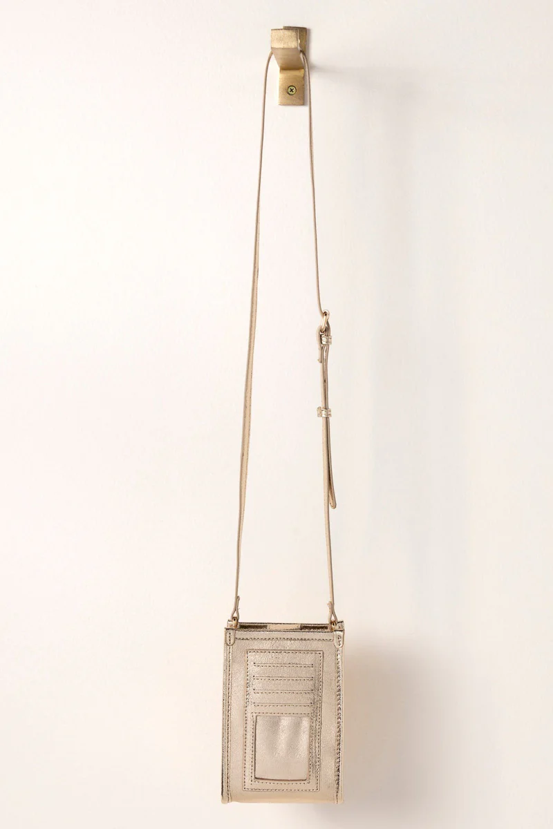 Shiraleah Skyler Phone Holder Bag Gold