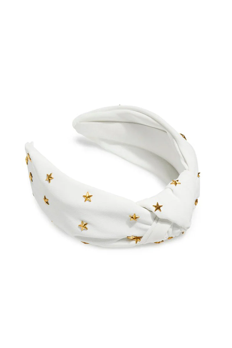 Shiraleah Stars Knotted Headband White - Image 3