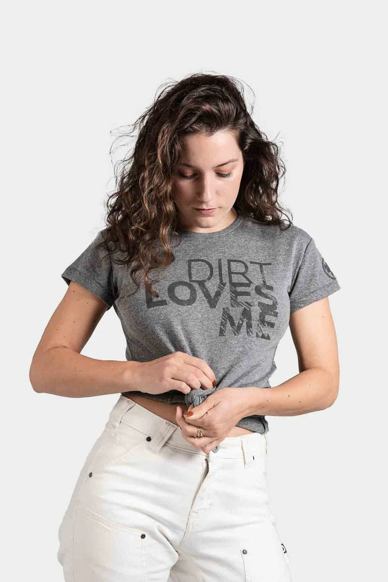 Dovetail Workwear Dirt Loves Me Crew Neck Tee Extra Small