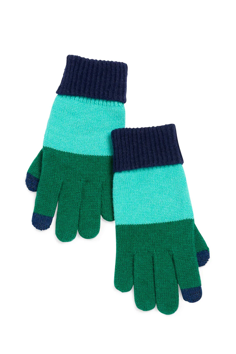 Shiraleah Charlotte Touchscreen Gloves Navy - Image 2