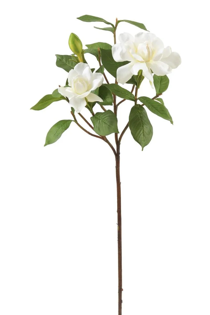 Faux Gardenia Jubilation 26" Winter White