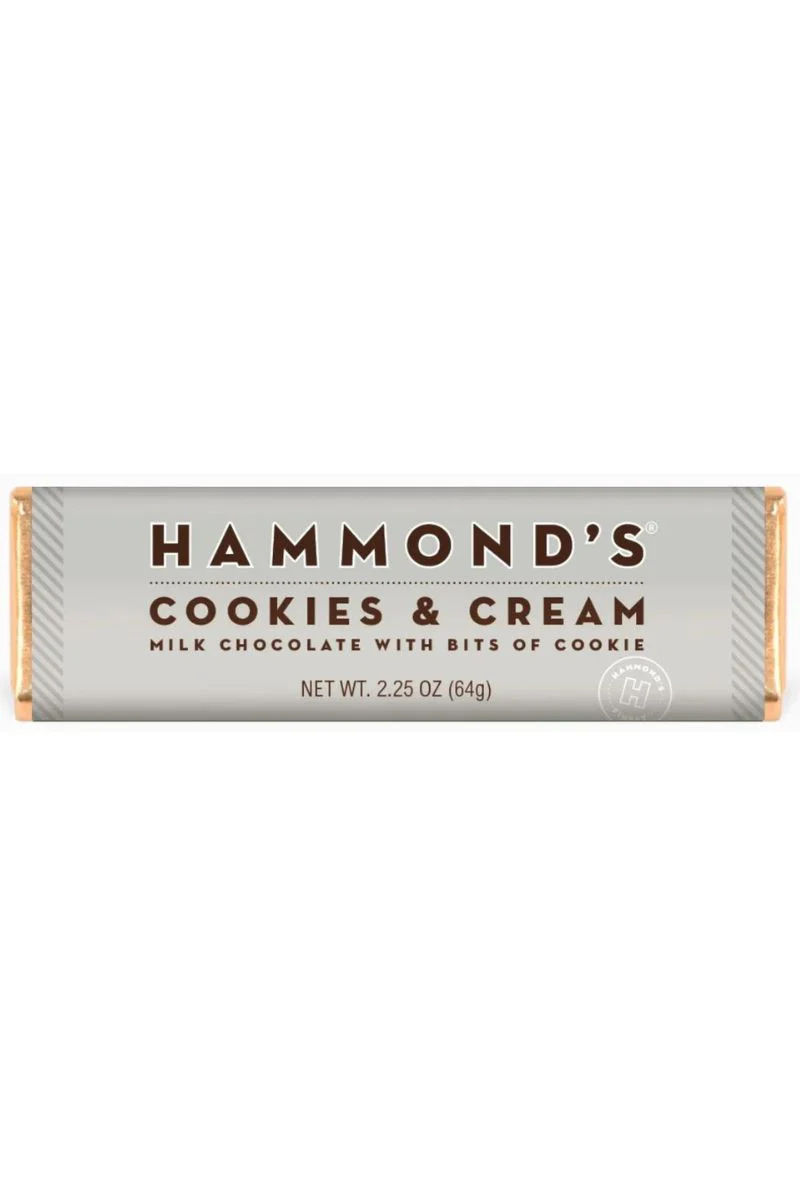 Hammond's Cookies & Cream Milk Chocolate Bar