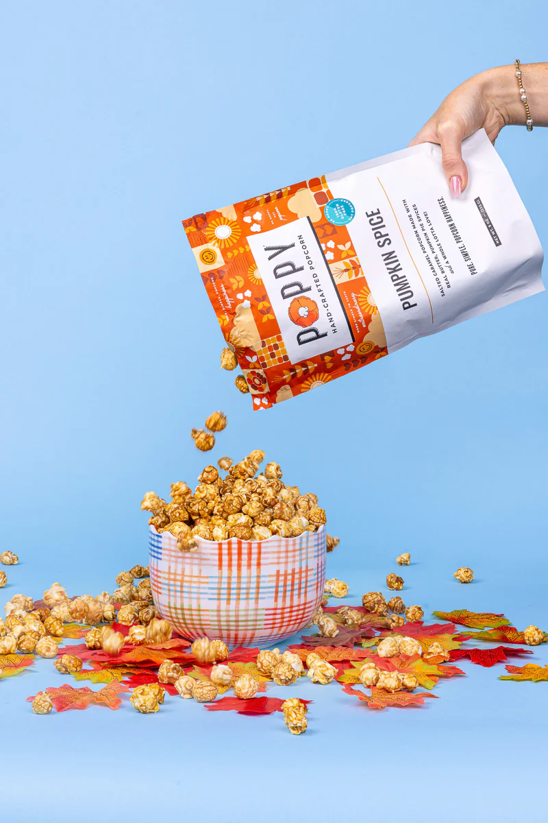 Poppy Hand-Crafted Popcorn Pumpkin Spice - Image 2
