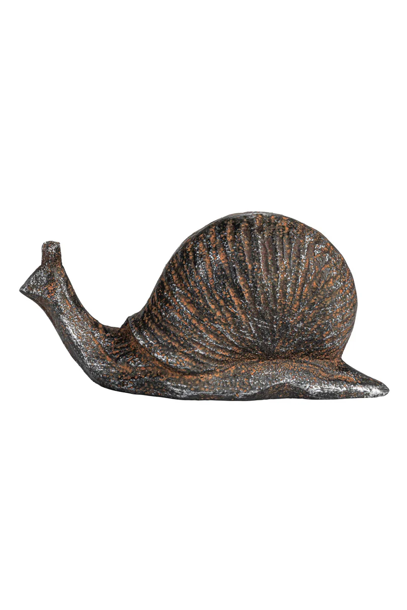 Creative Co-Op Cast Iron Snail Rust Finish - Image 2