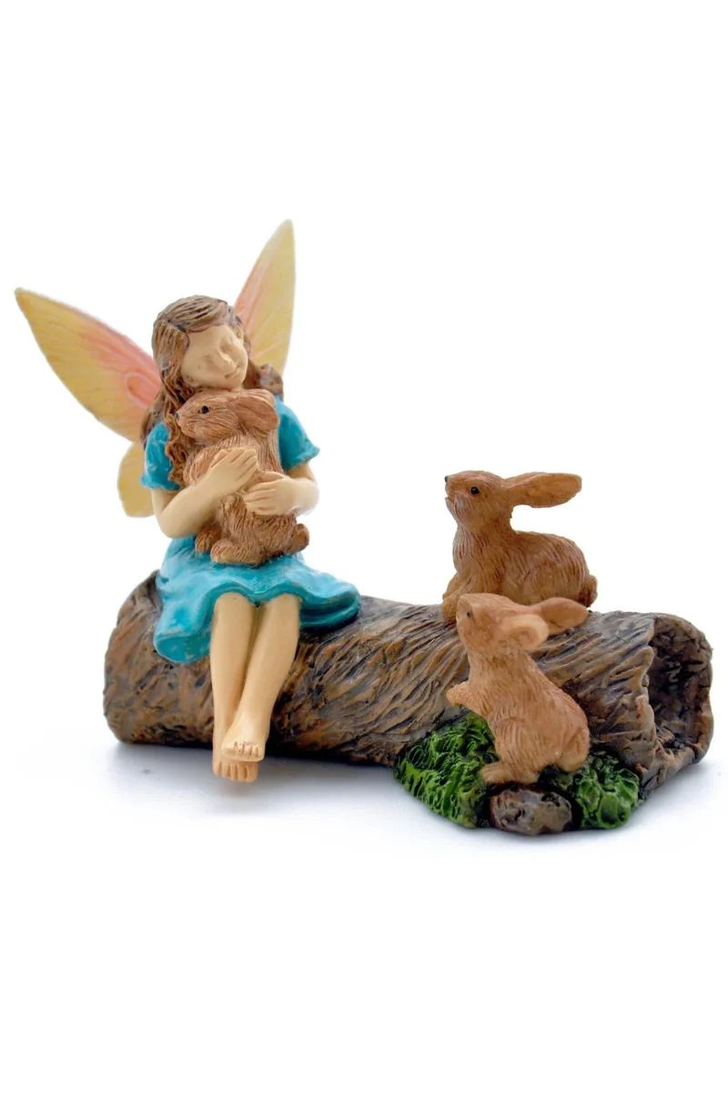 Miniature Garden Snuggle Bunnies