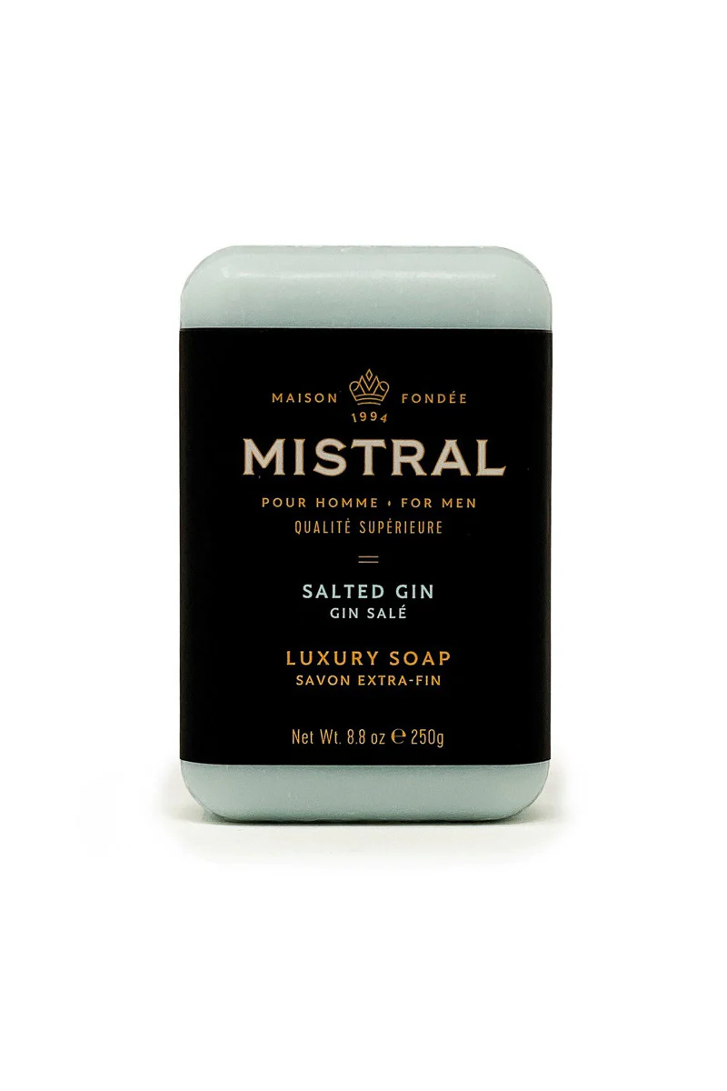 Mistral Bar Soap Salted Gin 250g